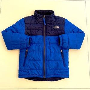 TNF THE NORTH FACE Mount Chimborazo Fleece Lined Puffer Blue Size 6 XS